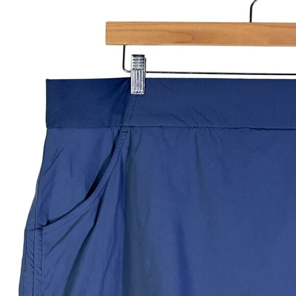 Columbia Anytime Casual Skort Womens 1X Navy Blue Omni-Shield Pockets Athleisure - Picture 3 of 7